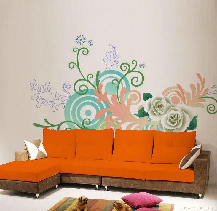 家用背景墻的墻繪是要怎么設(shè)計(jì)呢？